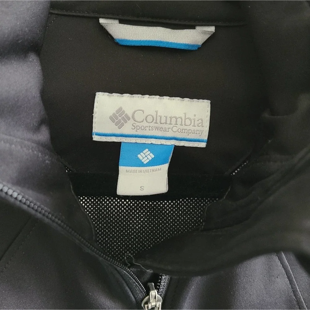 Columbia Omni-Heat Black Full Zip Jacket Size Small